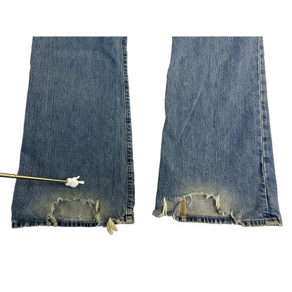 Polo Ralph Lauren Men's Jeans 36x32 Medium Wash Cowboy Bootcut Leg Cotton Denim - Picture 6 of 10